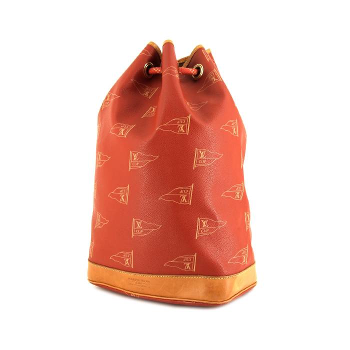 Louis Vuitton Orange Travel Bag