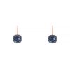 Pomellato Nudo earrings in pink gold and sapphires - 00pp thumbnail