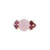 Pomellato Luna ring in pink gold,  quartz and tourmaline - 00pp thumbnail