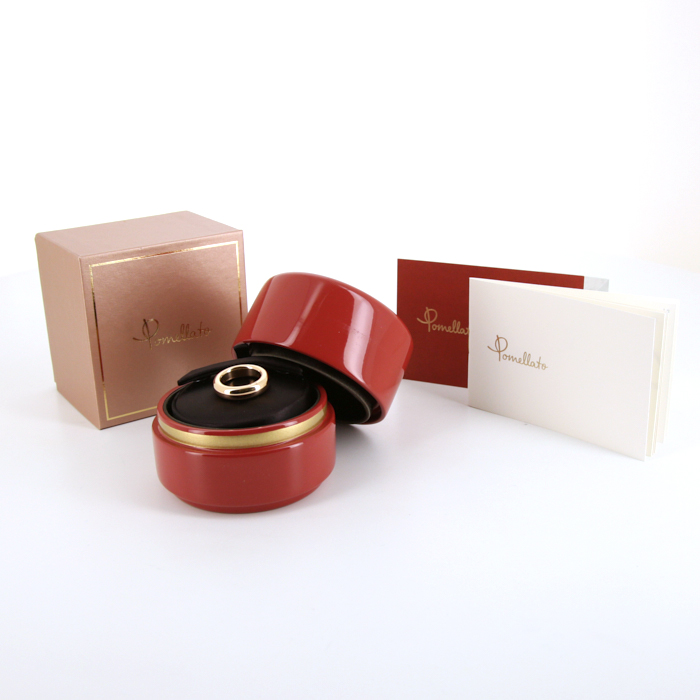 Sortija Pomellato Iconica modelo pequeño en oro rosa - Detail D2