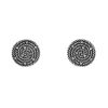 David Yurman Cable Classique earrings in silver and diamonds - 00pp thumbnail