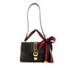 Bolso de mano Gucci Sylvie modelo pequeño en cuero negro - 360 thumbnail