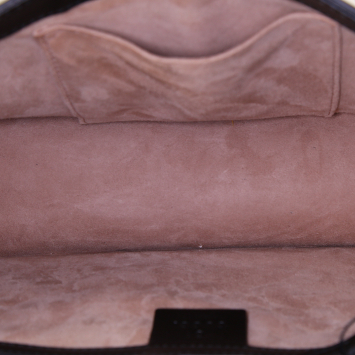 Borsa Gucci Sylvie modello piccolo in pelle nera - Detail D3