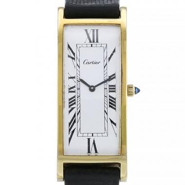 Orologio Cartier Tank Cintree in oro placcato Circa  1960