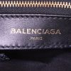 Borsa a tracolla Balenciaga Metallic Edge in pelle nera - Detail D4 thumbnail