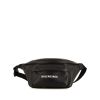 Balenciaga Everyday clutch-belt in black leather - 360 thumbnail