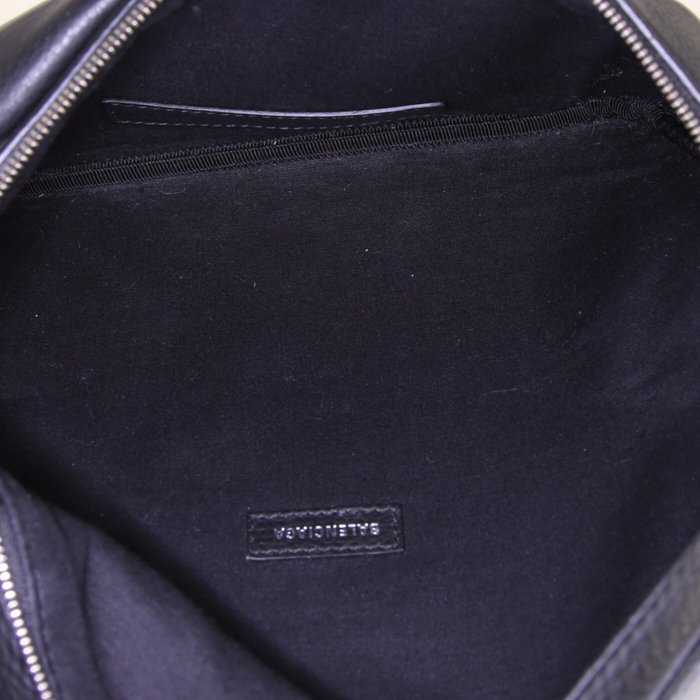 Pochette-ceinture Balenciaga Everyday en cuir noir - Detail D2