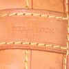 Sac cabas Louis Vuitton grand Noé en toile monogram marron et cuir naturel - Detail D3 thumbnail