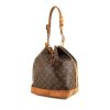 Louis Vuitton grand Noé shopping bag in brown monogram canvas and natural leather - 00pp thumbnail