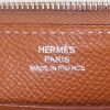 Hermès  Azap wallet  in gold epsom leather - Detail D3 thumbnail