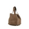 Hermes Picotin medium model handbag in etoupe togo leather - 00pp thumbnail
