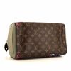Louis Vuitton Speedy Editions Limitées handbag in brown monogram canvas and green epi leather - Detail D4 thumbnail