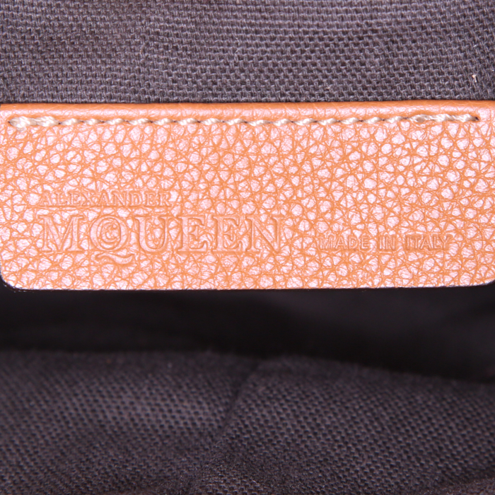 Borsa Alexander McQueen in pelle martellata gold - Detail D3