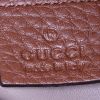 Gucci bag in brown grained leather - Detail D3 thumbnail