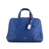 Louis Vuitton Dora bag in blue grained leather - 360 thumbnail
