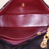 Chanel Vintage small shoulder bag in black patent quilted leather - Detail D2 thumbnail