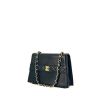 Chanel Vintage shoulder bag in navy blue leather - 00pp thumbnail