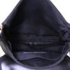 Dior Vintage shoulder bag in black monogram canvas and black leather - Detail D2 thumbnail