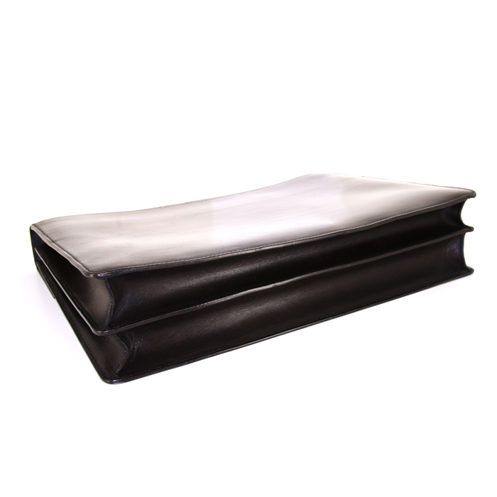 Porte-documents Berluti Ecritoire en cuir ébène - Detail D5