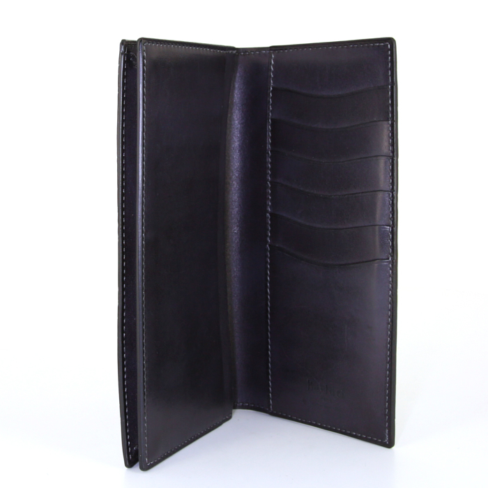 Portefeuille Berluti en cuir gris - Detail D3