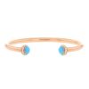 Piaget Possession bracelet in pink gold,  turquoise and diamonds - 00pp thumbnail