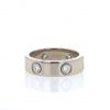 Cartier Love ring in white gold and diamonds - 360 thumbnail