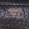 Portefeuille Hermès Kelly en chevre noire - Detail D3 thumbnail