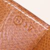 Hermes Rio pouch in beige braided horsehair and brown leather - Detail D3 thumbnail
