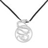 Boucheron Trouble necklace in white gold,  diamonds and onyx - 00pp thumbnail