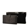 Chanel Vintage wallet in black grained leather - 00pp thumbnail