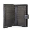 Chanel Vintage wallet in black grained leather - Detail D2 thumbnail