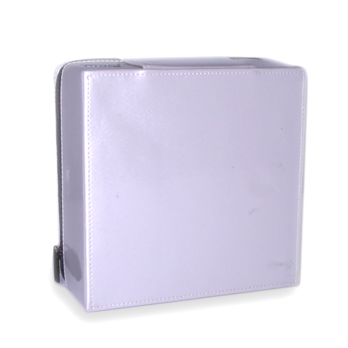 Chanel toilet set in silver leather - Detail D3