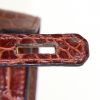 Hermes Kelly 32 cm handbag in brown niloticus crocodile - Detail D4 thumbnail