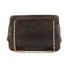 Bolso para llevar al hombro Chanel Vintage en cuero acolchado marrón - 360 thumbnail