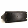 Saint Laurent shopping bag in black leather - Detail D4 thumbnail