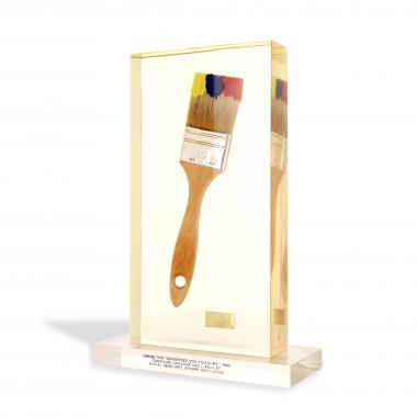 Fernandez Arman, "Inclusion au pinceau", pour le grand prix "Choisissez vos couleurs" de 1995