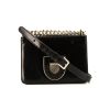 Borsa a tracolla Dior Diorama modello piccolo in pelle verniciata nera con paillettes - 360 thumbnail