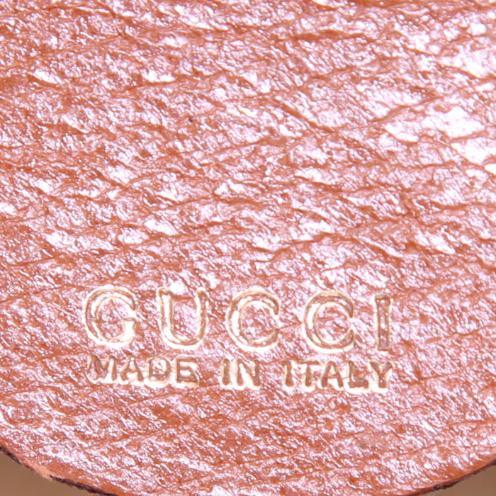 Beauty Gucci Gucci Vintage in pelle di Pecari marrone - Detail D3