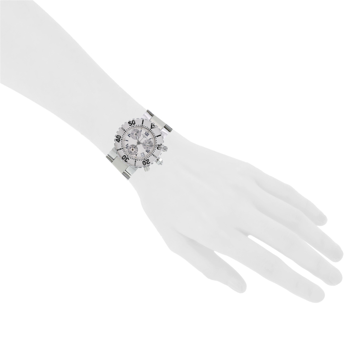 Montre Chaumet Class One en acier Ref :  624 Vers  1990 - Detail D1