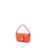 Fendi Nano Baguette handbag in pink leather - 00pp thumbnail
