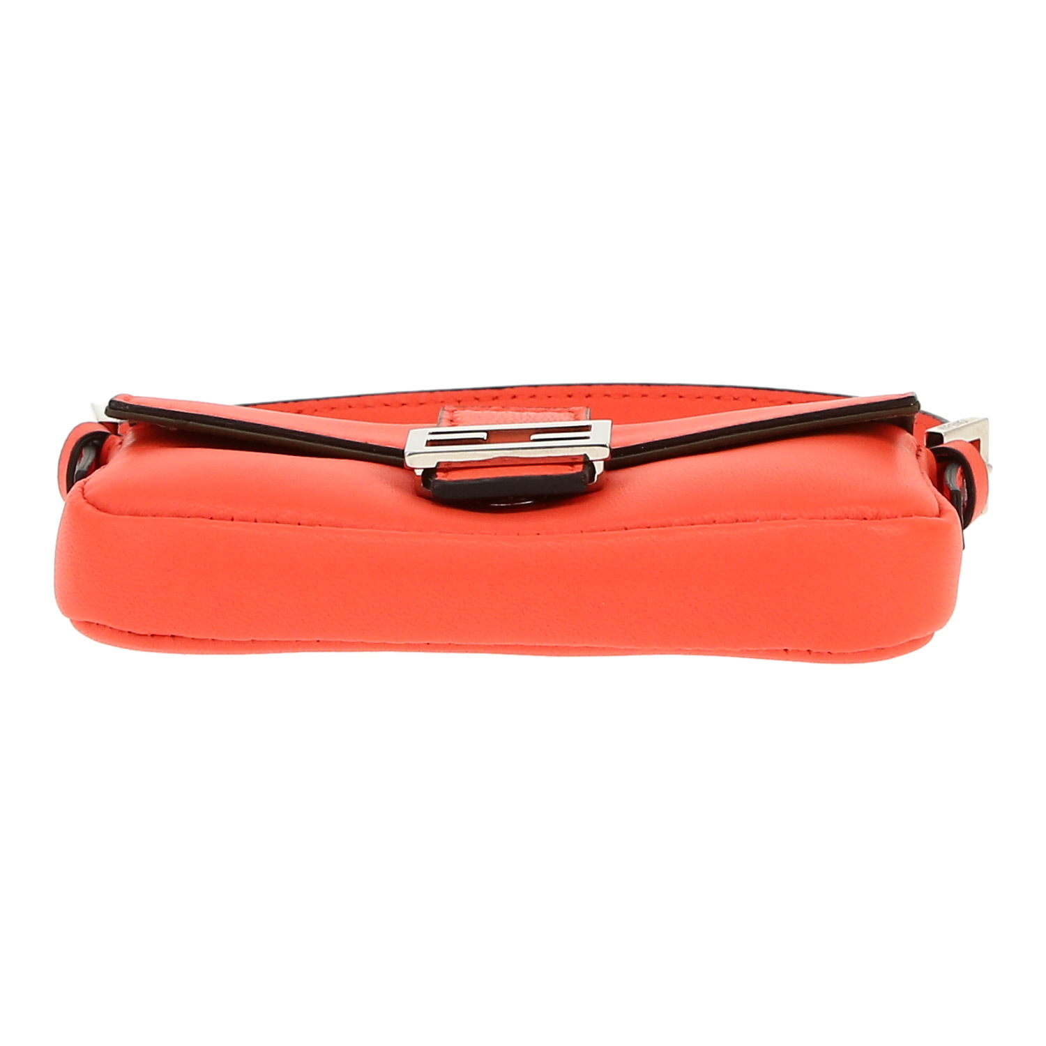 Borsa Fendi Nano Baguette in pelle rosa - Detail D1