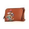 Lanvin pouch in brown leather - 360 thumbnail