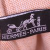 Sac cabas Hermes Toto Bag - Shop Bag grand modèle en toile beige et marron - Detail D3 thumbnail