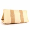 Sac cabas Hermes Toto Bag - Shop Bag en toile beige - Detail D4 thumbnail