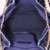 Shopping bag Chanel CC Chain Bucket in tela denim blu scuro - Detail D3 thumbnail