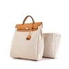 Hermès backpack Herbag in beige canvas and natural leather - 00pp thumbnail