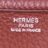 Borsa portadocumenti Hermès Eiffel in pelle togo marrone Cacao - Detail D4 thumbnail