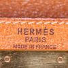 Bolso de mano Hermes Kelly 28 cm en cuero de Pecarí color oro - Detail D4 thumbnail