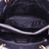 Chanel Shopping GST bag worn on the shoulder or carried in the hand in black quilted grained leather - Detail D2 thumbnail