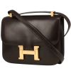 Hermes Hermes Constance handbag in brown box leather - 00pp thumbnail